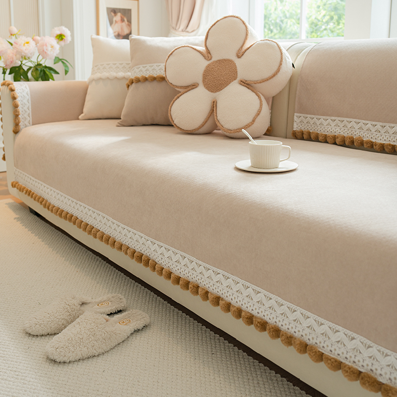 5design lace natural girly cushion cover