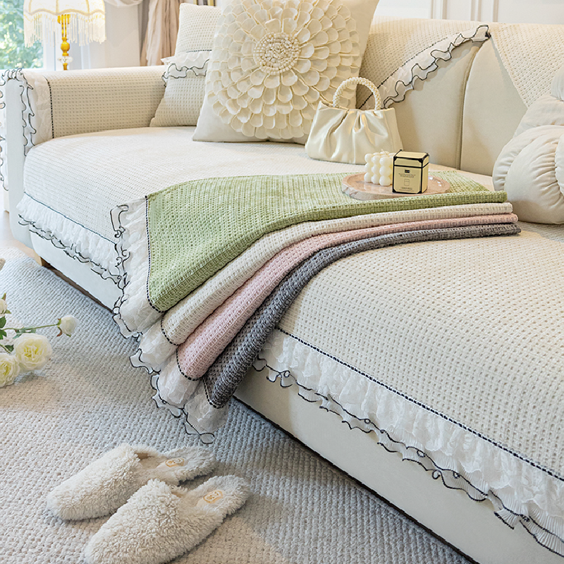 4design frill black line feminine sofacover