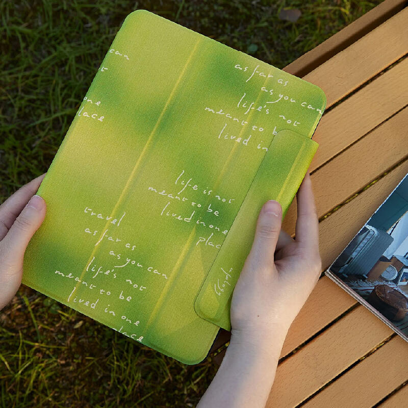 nuance green logo iPad case