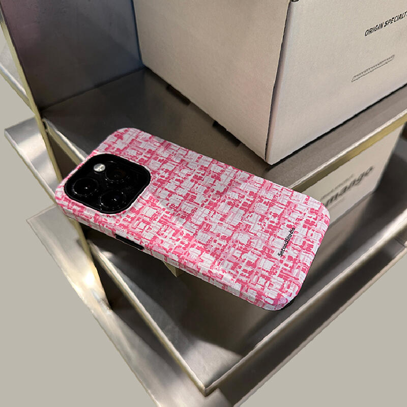 colorful tweed iPhone case
