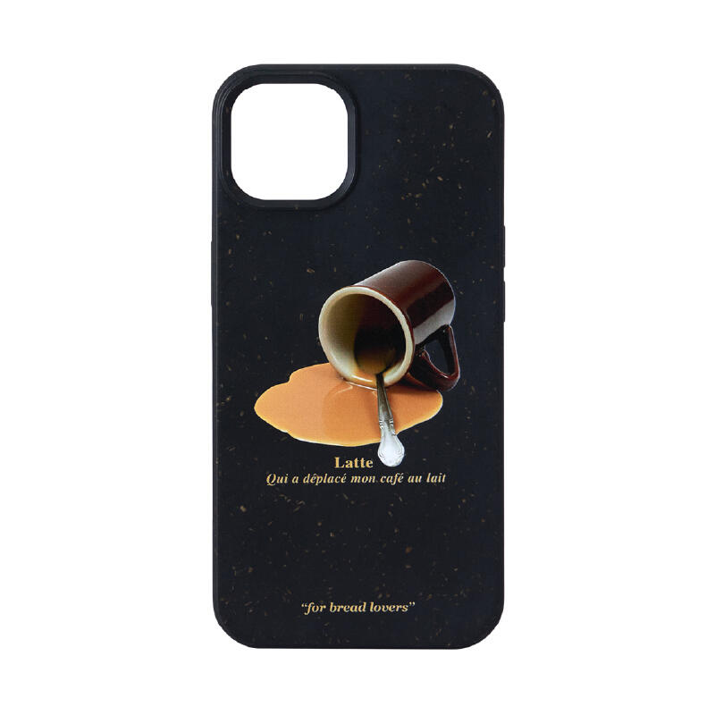 bagel latte natural iPhone case
