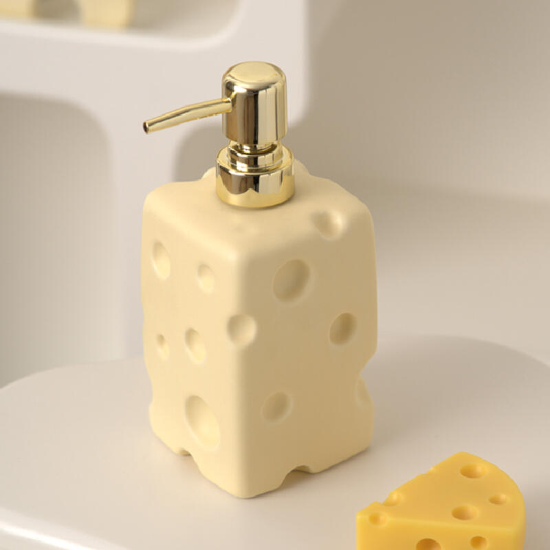 5color cheese soap bottle