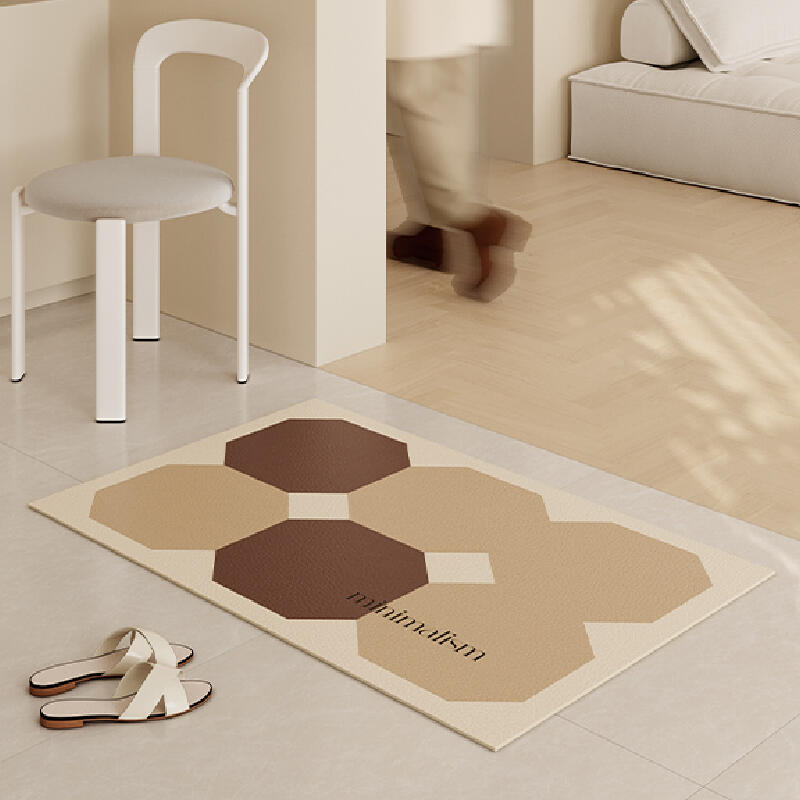 square minimalism brick door mat