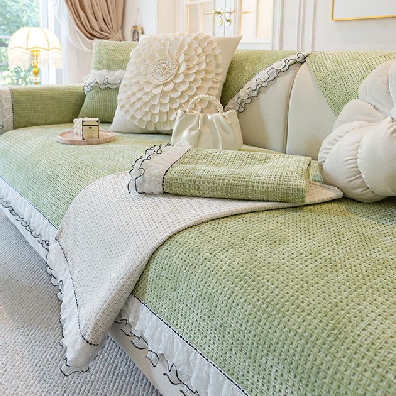 4design frill black line feminine cushion cover