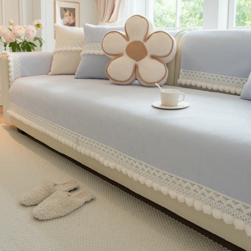 5design lace natural girly cushion cover