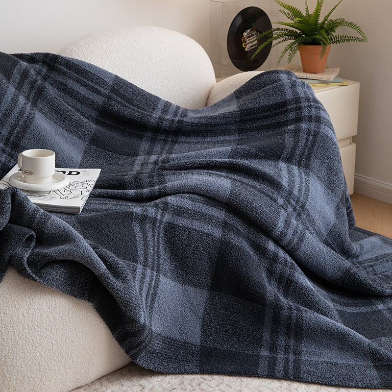 4design monotone geometric pattern blanket