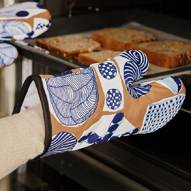 casual pattern kitchen mitten