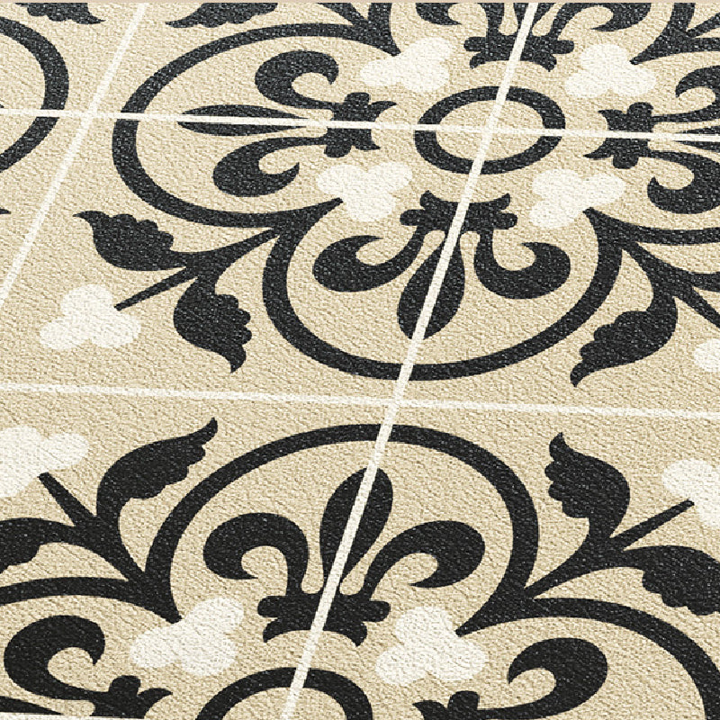 4design black morocco tile sink mat