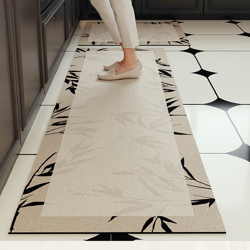 3design bamboo simple kitchen mat