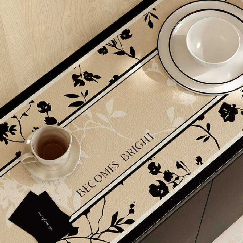 black moon light shelf mat