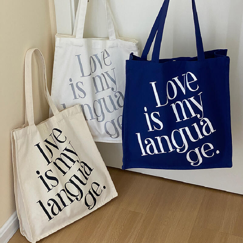 3design simple logo tote bag