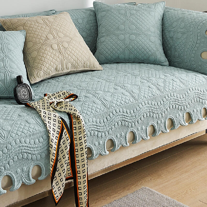 3color elegant jacquard sofa cover