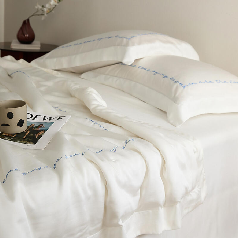 5color simple frill quilt & pillow sheets set