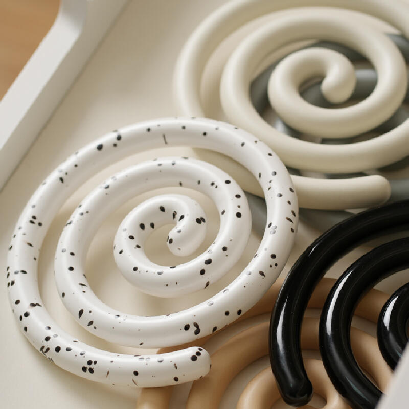6color modern swirl trivet