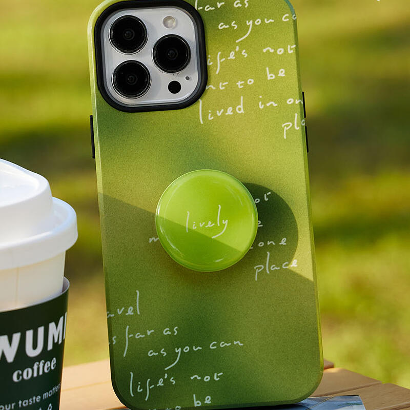 nuance green logo iPhone case