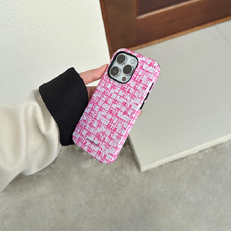 colorful tweed iPhone case