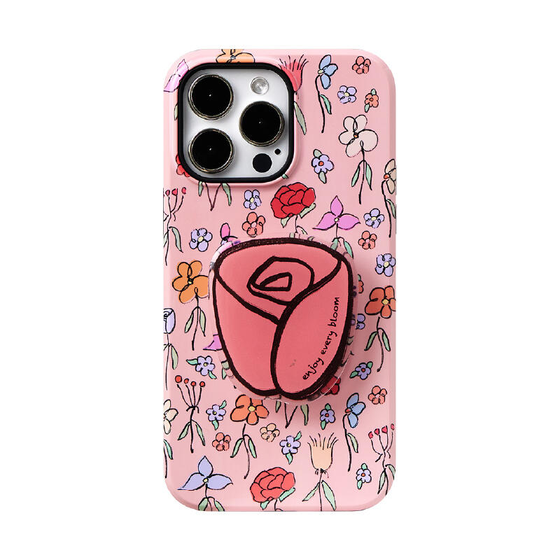 pink poo butterfly iPhone case