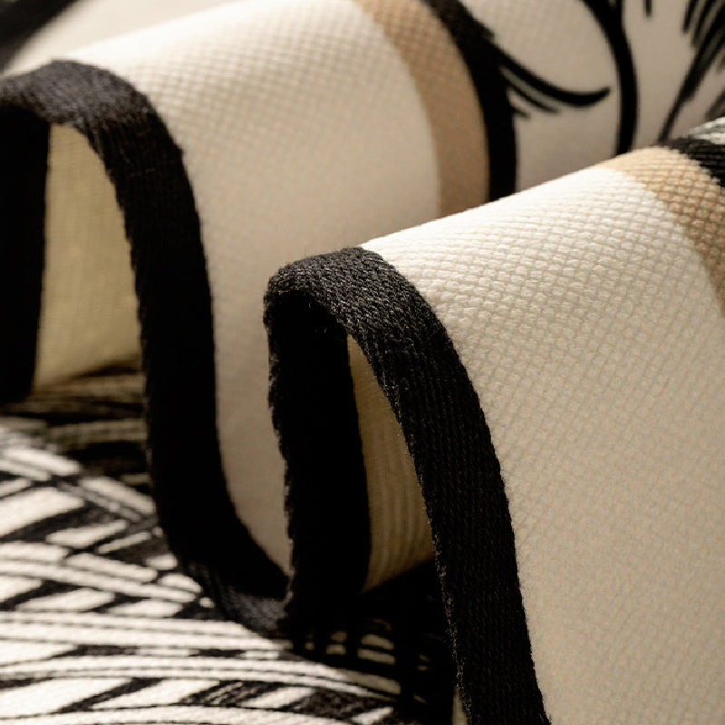 BROWN RETRO TILE SOFA COVER