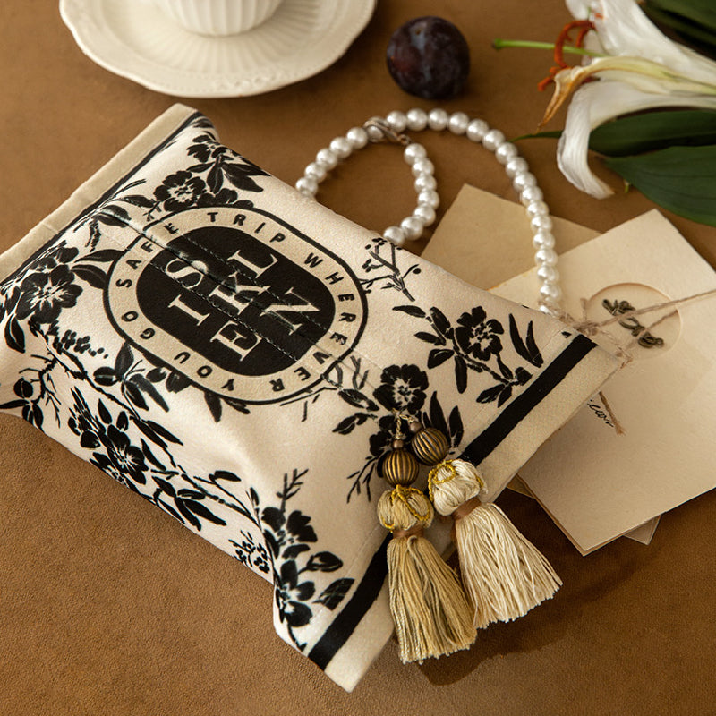 2design monotone floral tissue case