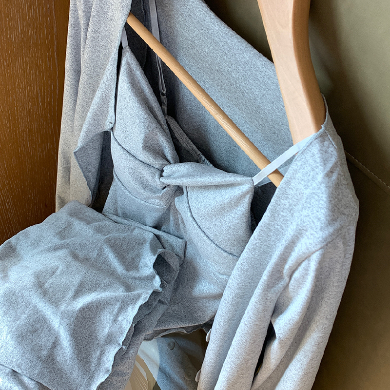 simple sweat twist room wear