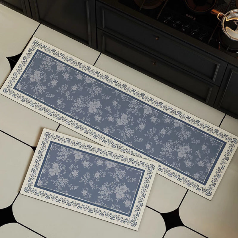 2design elegance flower kitchen mat