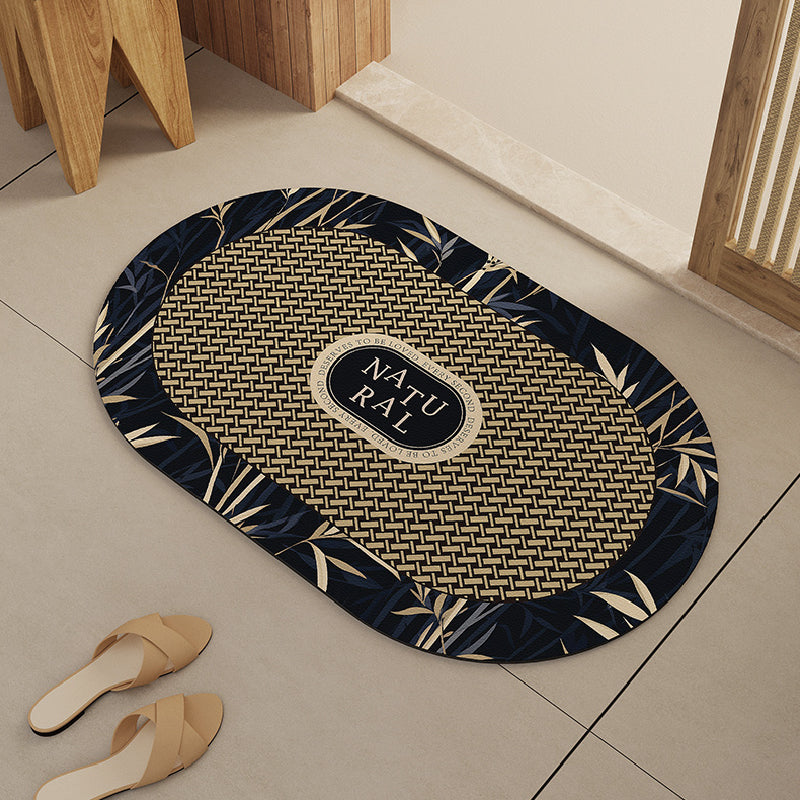 4design bamboo simple bath mat