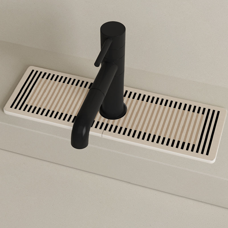 6design stripe faucet mat