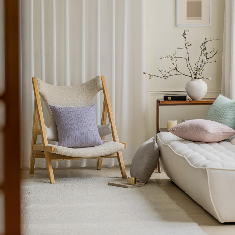 4color fresh ice color stripe cushion