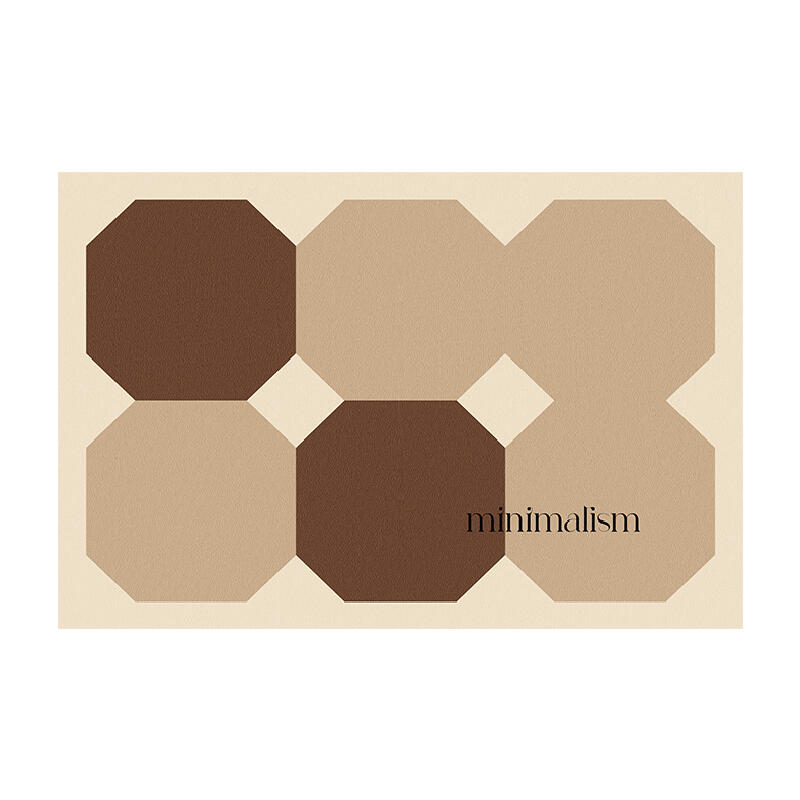 square minimalism brick door mat