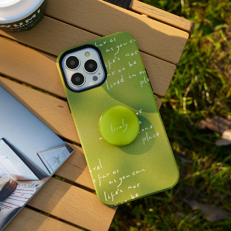nuance green logo iPhone case