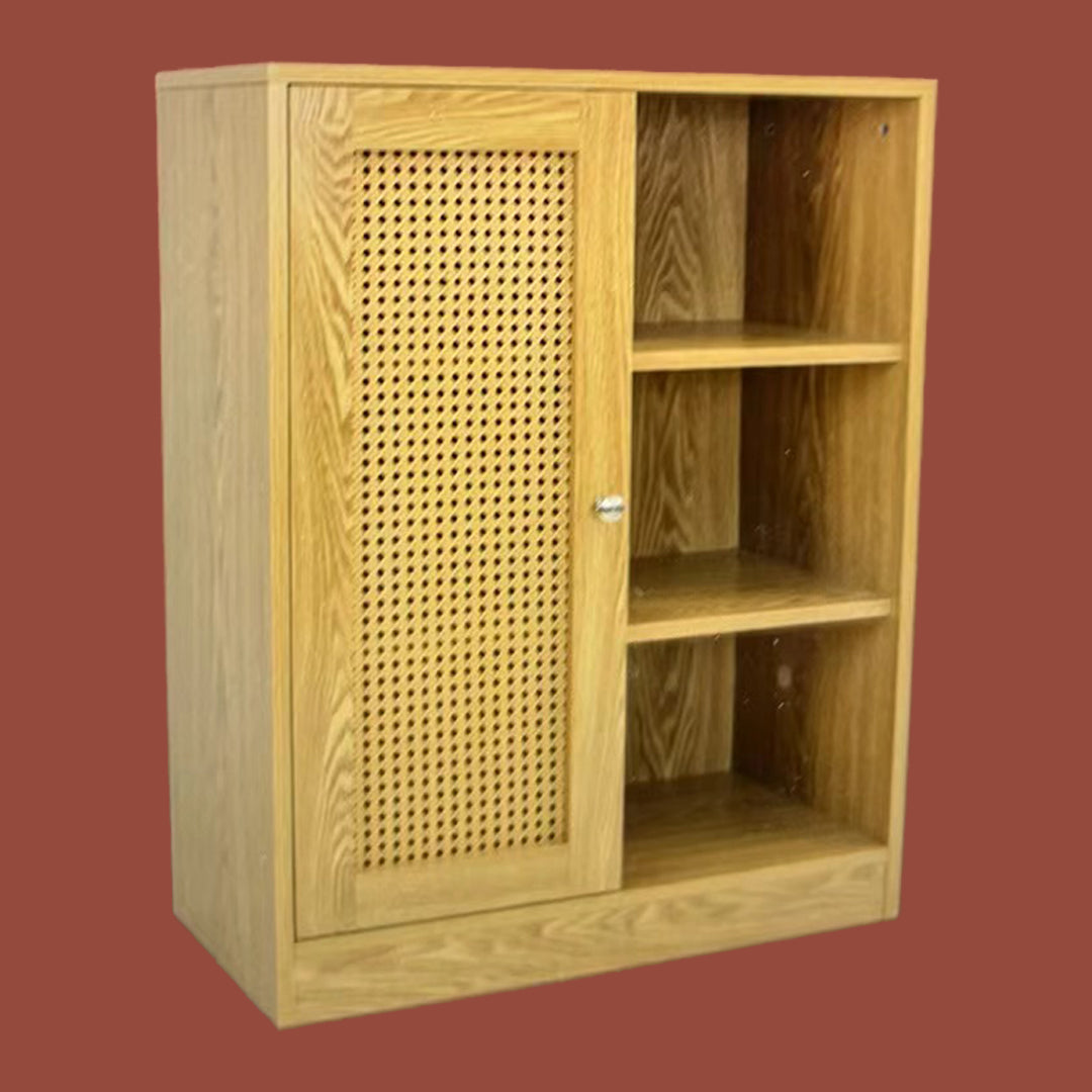 【即納】Cane Weave Rattan Cabinet (2size)