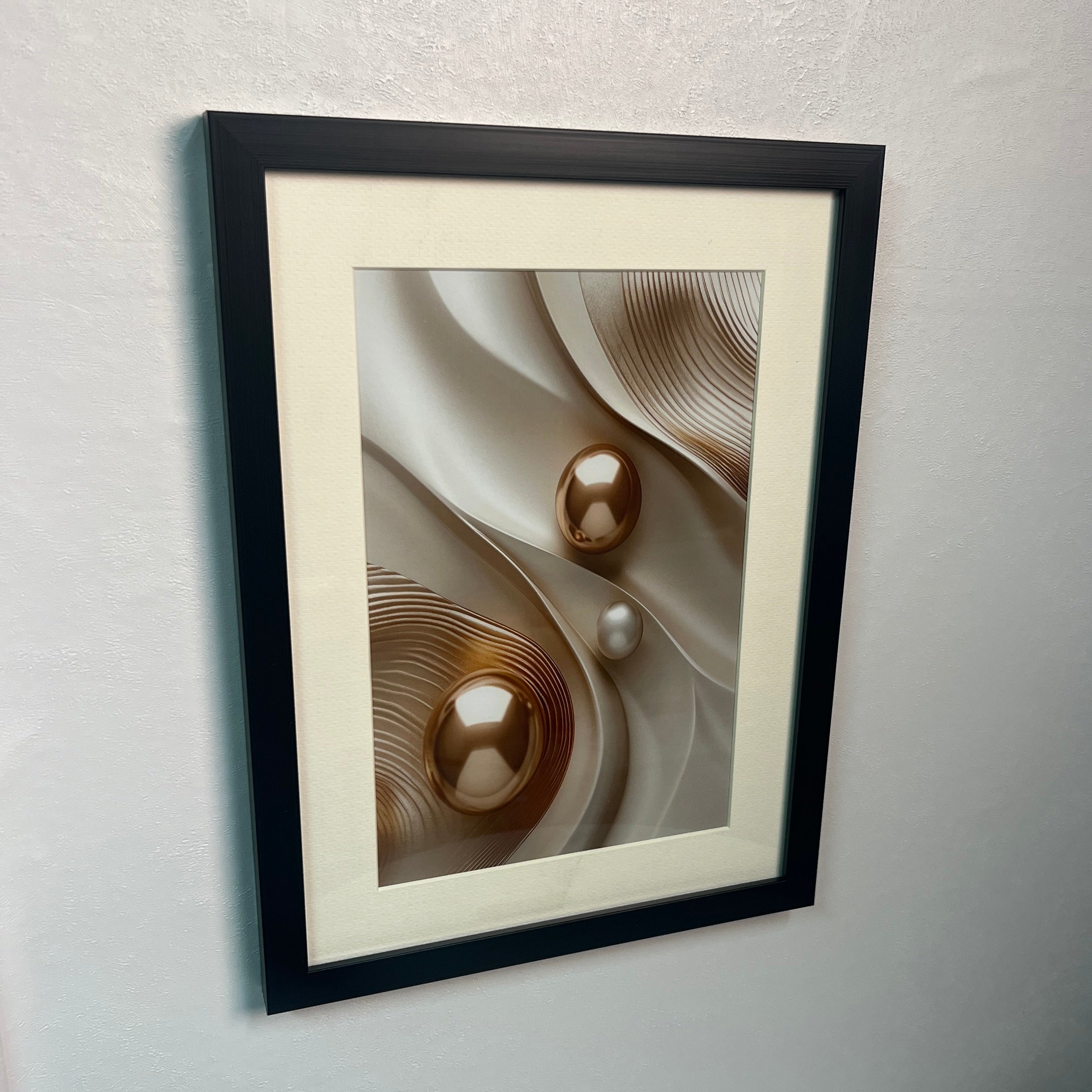 【即納】pearl poster & frame SET (30×40cm)