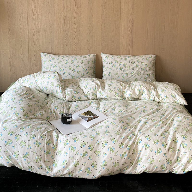 2design natural floral flower bedlinen set