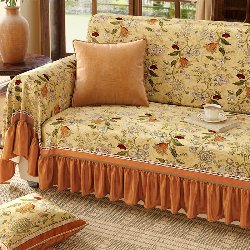 8design ethnic gorgeous flower sofa cover