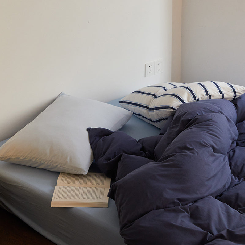 3design blue simple bedlinen set