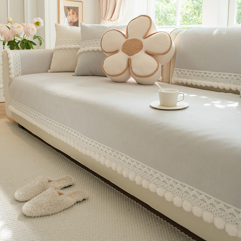 5design lace natural girly cushion cover