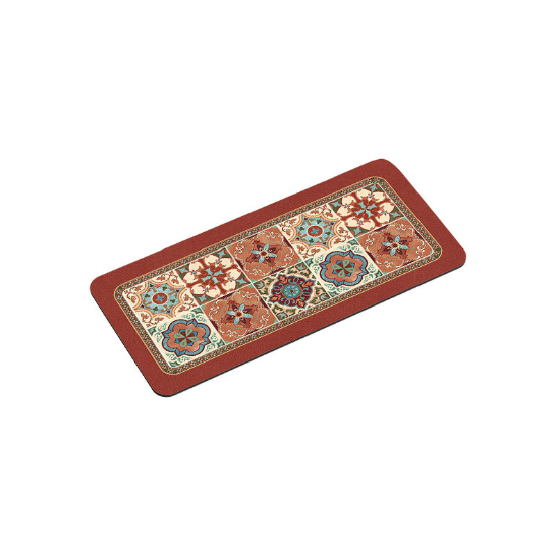 elegant geometric pattern bathroom coaster