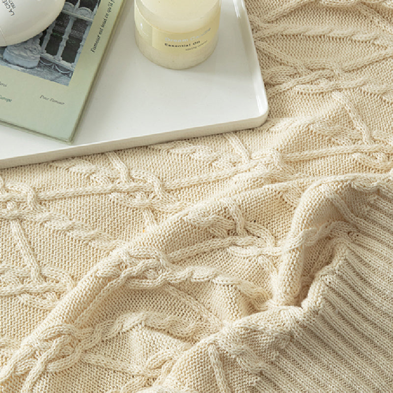 3color sweater design blanket