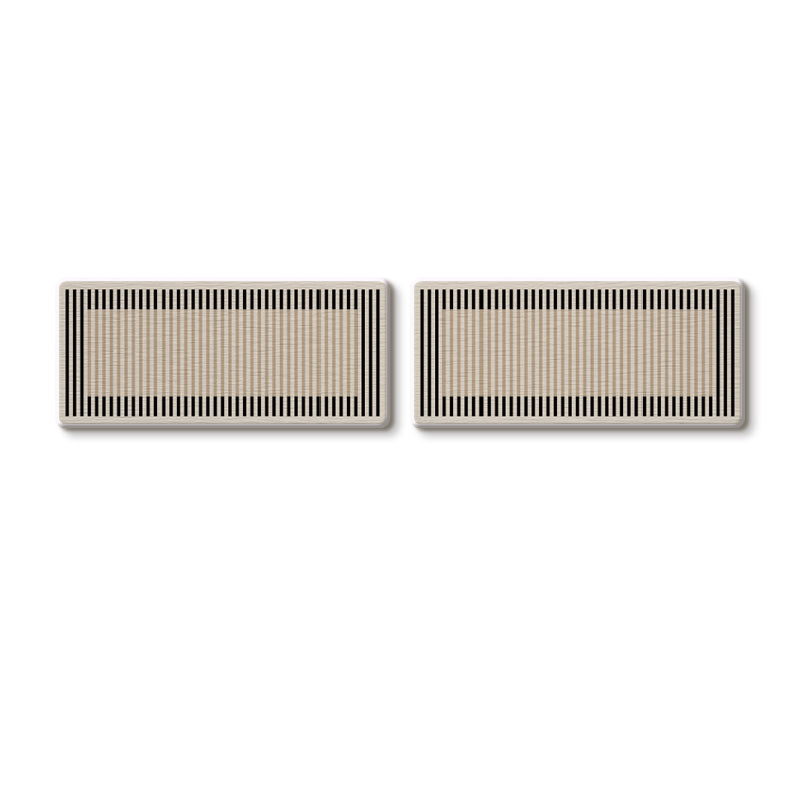 6design stripe faucet mat