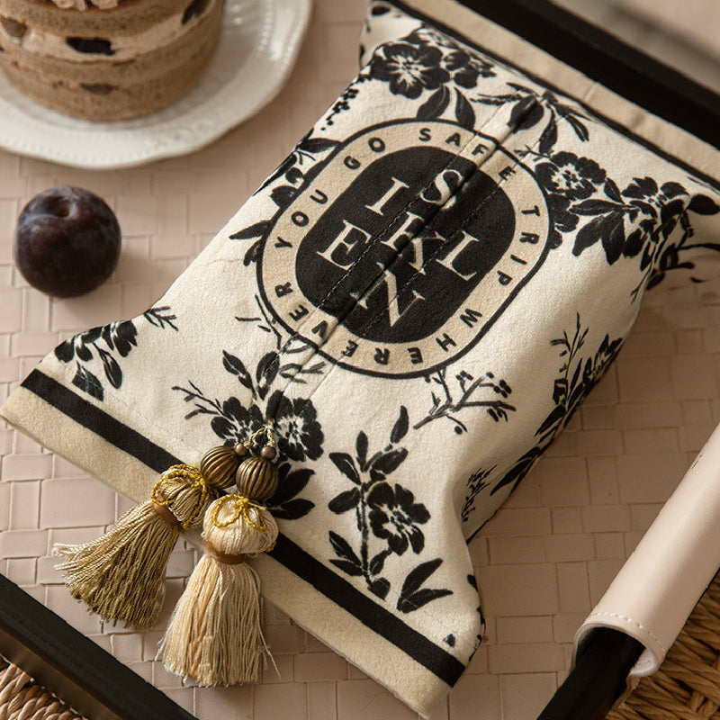 2design monotone floral tissue case