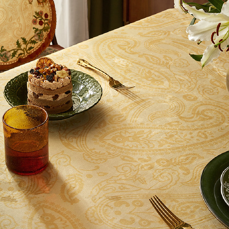 American retro elegant table cloth