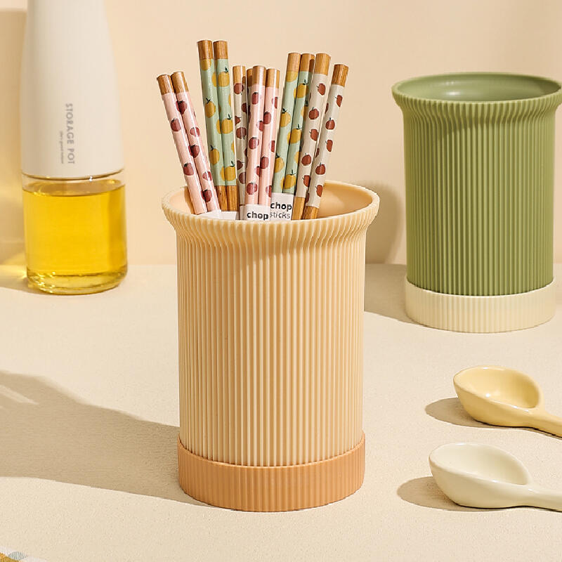3color twotone natural cutlery stand drainer