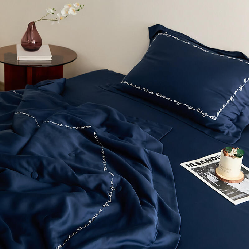 5color simple frill quilt & pillow sheets set