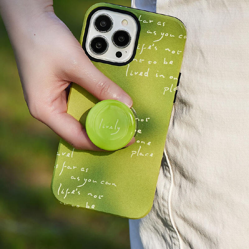 nuance green logo iPhone case