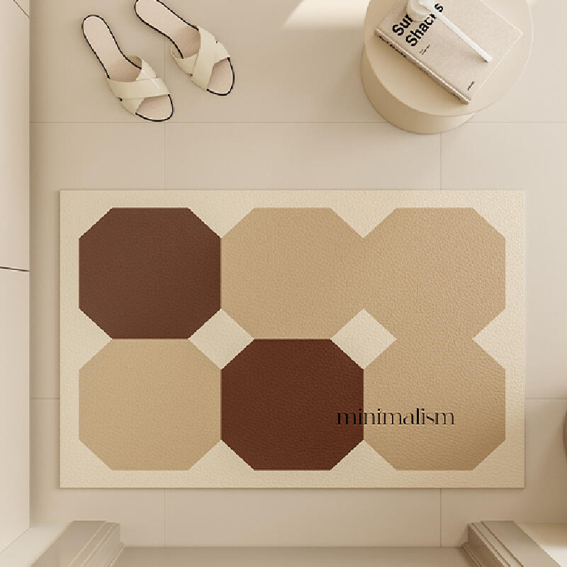 square minimalism brick door mat