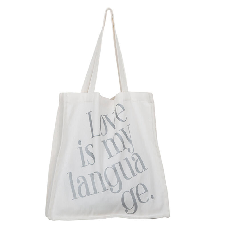 3design simple logo tote bag