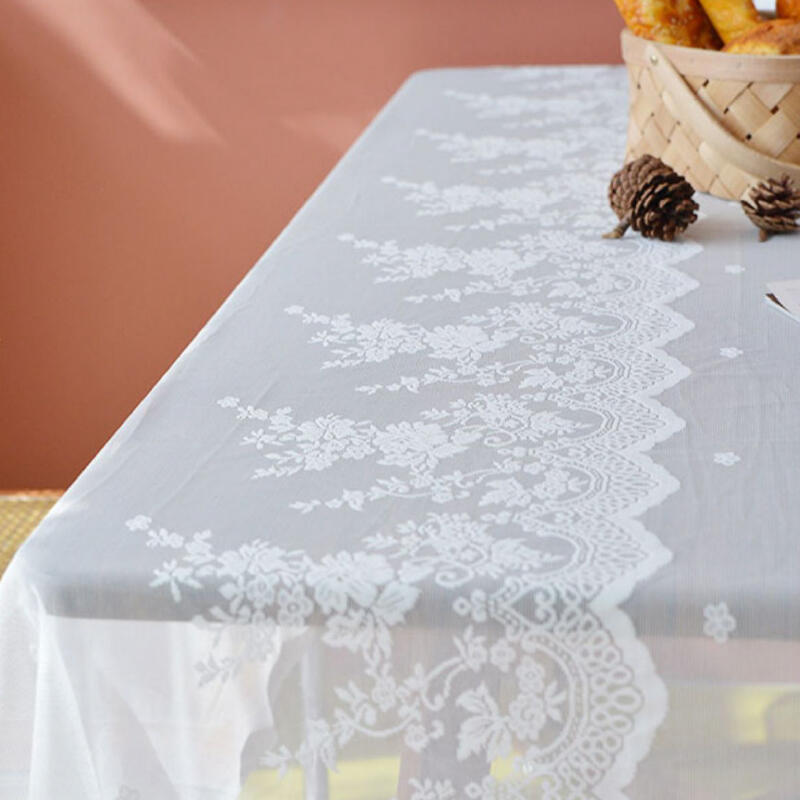 3design white summer lace table cloth