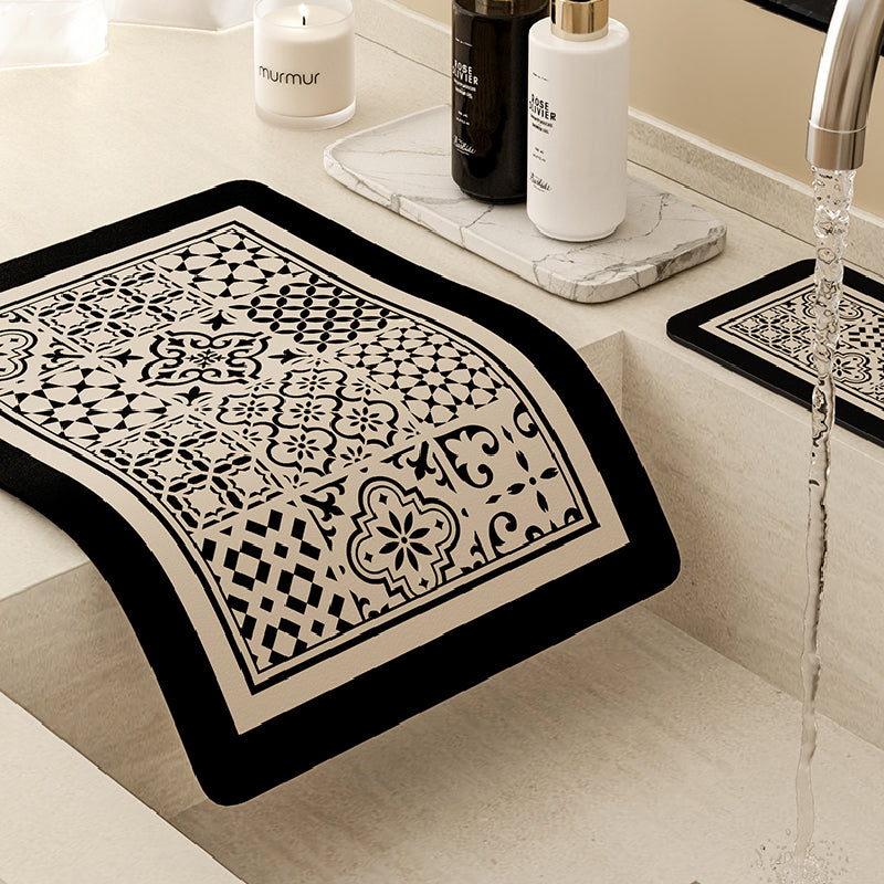 sicilian monotone bathroom coaster