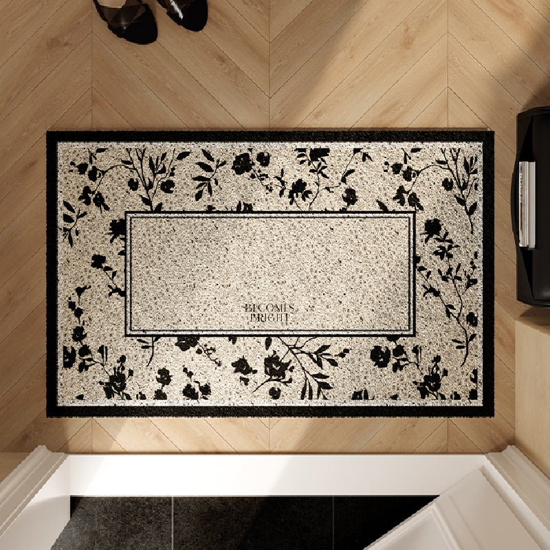 black moon light elegance door mat
