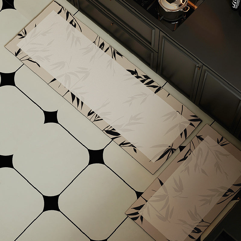 3design bamboo simple kitchen mat
